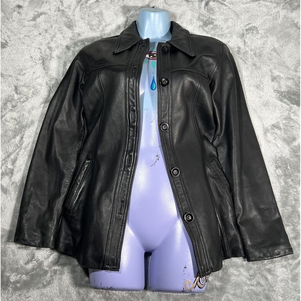 Luis Alvear Jacket Women Size Medium Coat Motorcycle Leather Sleek
